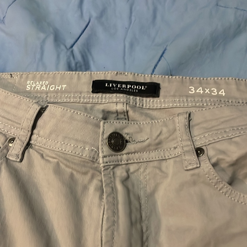 Men’s Liverpool relaxed straight jeans - Picture 3 of 3